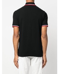 schwarzes Polohemd von Fred Perry