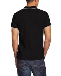 schwarzes Polohemd von Wrangler