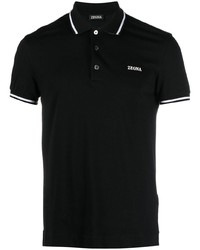 schwarzes Polohemd von Zegna