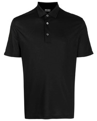 schwarzes Polohemd von Zegna