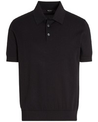 schwarzes Polohemd von Zegna