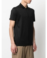 schwarzes Polohemd von Emporio Armani