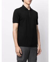 schwarzes Polohemd von Emporio Armani