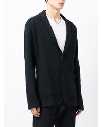 schwarzes Sakko mit geometrischem Muster von Armani Exchange