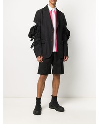 schwarzes Sakko von Comme Des Garcons Homme Plus