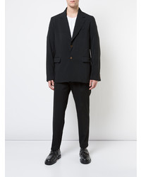 schwarzes Sakko von Comme Des Garcons Homme Plus