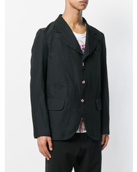 schwarzes Sakko von Comme Des Garcons Homme Plus