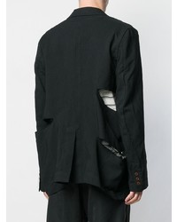 schwarzes Sakko von Comme Des Garcons Homme Plus