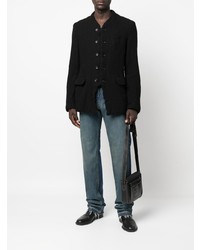 schwarzes Sakko von Comme Des Garcons Homme Plus