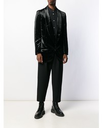 schwarzes Sakko von Comme Des Garcons Homme Plus