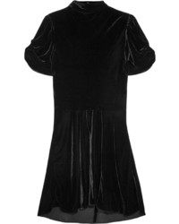 schwarzes Samtkleid von Etoile Isabel Marant