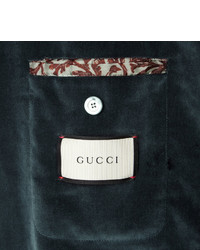 schwarzes Samtsakko von Gucci