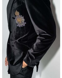 schwarzes Samtsakko von Dolce & Gabbana