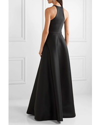 schwarzes Satin Ballkleid von Jason Wu