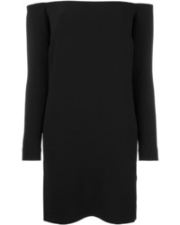 schwarzes schulterfreies Kleid von Paule Ka