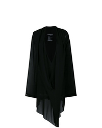 schwarzes schwingendes Kleid von Ann Demeulemeester