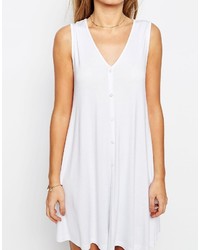 schwarzes schwingendes Kleid von Asos