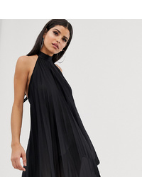 schwarzes schwingendes Kleid von Asos Tall