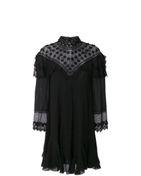 schwarzes schwingendes Kleid von Chloé