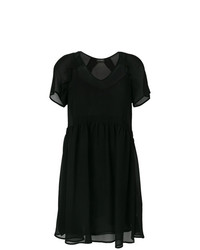 schwarzes schwingendes Kleid von Twin-Set
