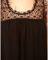 schwarzes Seide schwingendes Kleid von Sophia Kokosalaki