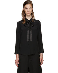 schwarzes Seidehemd von Marc Jacobs