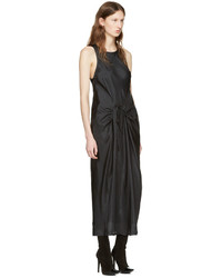 schwarzes Seidekleid von Haider Ackermann