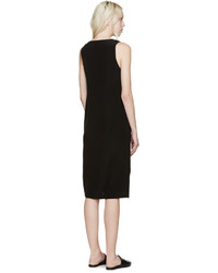 schwarzes Seidekleid von Dion Lee