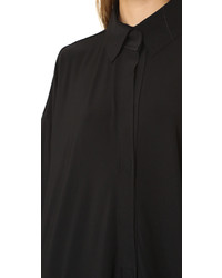 schwarzes Shirtkleid von Norma Kamali