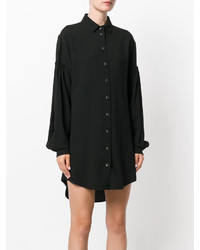 schwarzes Shirtkleid von Saint Laurent