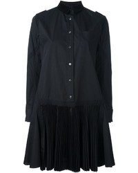 schwarzes Shirtkleid von Sacai