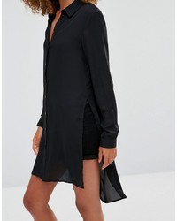 schwarzes Shirtkleid von Vero Moda