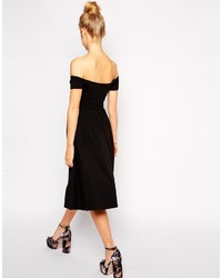 schwarzes Skaterkleid von Asos