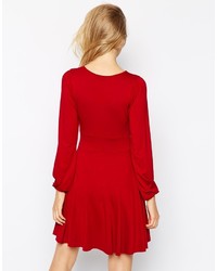 schwarzes Skaterkleid von Asos