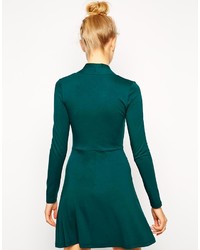 schwarzes Skaterkleid von Asos