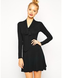 schwarzes Skaterkleid von Asos