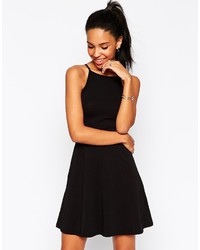 schwarzes Skaterkleid von Asos