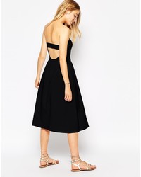 schwarzes Skaterkleid von Asos