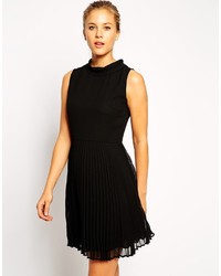 schwarzes Skaterkleid von Asos