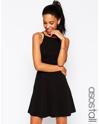 schwarzes Skaterkleid von Asos