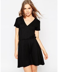 schwarzes Skaterkleid von Asos