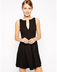 schwarzes Skaterkleid von Asos