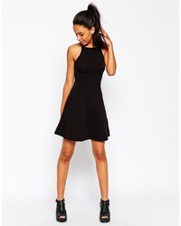 schwarzes Skaterkleid von Asos