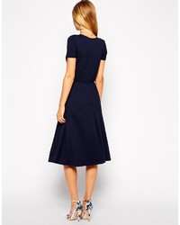 schwarzes Skaterkleid von Asos