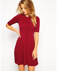 schwarzes Skaterkleid von Asos