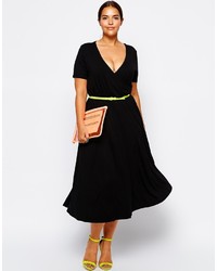 schwarzes Skaterkleid von Asos