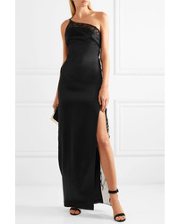 schwarzes Spitze Ballkleid von Cushnie