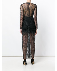 schwarzes Spitze Ballkleid von For Love And Lemons