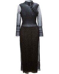 schwarzes Spitzekleid von Christian Dior