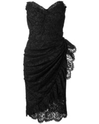 schwarzes Spitzekleid von Dolce & Gabbana